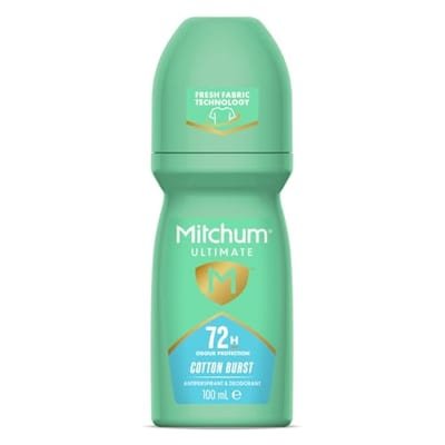 Mitchum Mitchum Ultimate 72H Roll On Cotton Burst Antiperspirant Deodorant 100ml