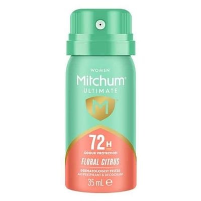 Mitchum Mitchum Ultimate 72H Travel Spray Floral Citrus Antiperspirant Deodorant 35ml