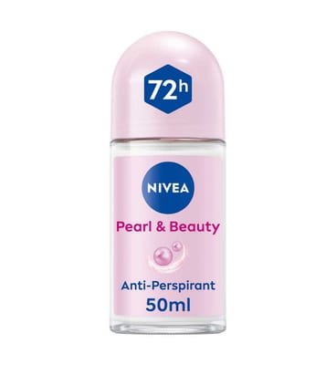 Nivea Nivea Anti-Perspirant Deodorant Roll-On, Pearl & Beauty, 72 Hours 50ml