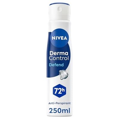 Nivea Nivea Derma Control Defend Extra Comfort 72H Anti-Perspirant Deodorant Spray250 ml, 250ml