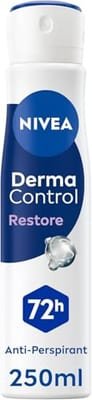 Nivea Nivea Derma Control Restore Sensitive Skin 72H Anti-Perspirant Deodorant Spray250 ml, 250ml