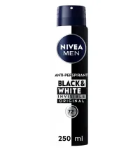 Nivea Nivea Men Black & White Invisible 72H Anti-Perspirant Deodorant Spray250 ml, 250ml