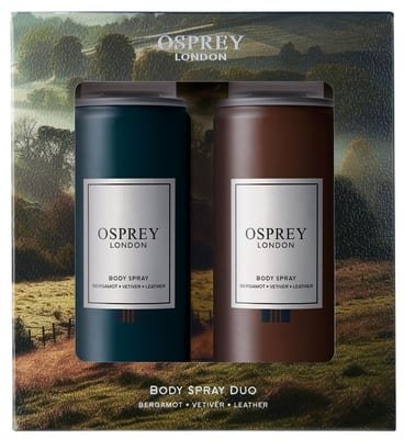 Osprey Osprey London Body Spray Duo Bergamot Vetiver & Leather
