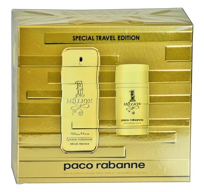 Paco Rabanne Paco Rabanne 1 Million Gift Set 100ml EDT Spray + 75ml Deodorant Stick