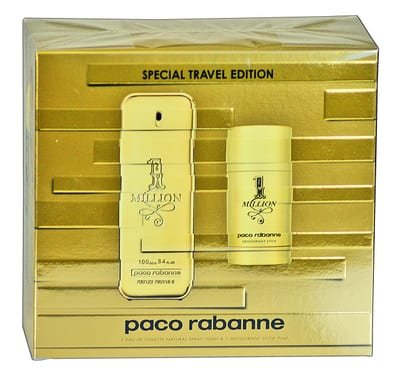 Paco Rabanne Paco Rabanne 1 Million Gift Set 100ml EDT Spray + 75ml Deodorant Stick