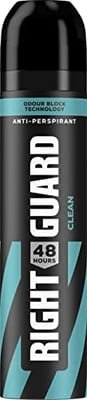 Right Guard Right Guard Men 48H Clean Anti-Perspirant Deodorant250 ml, 250ml