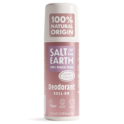 Salt Of the Earth Salt Of the Earth Natural Deodorant Roll On - Lavender & Vanilla - 100% Natural Origin Ingredients - Vegan -Suitable for Men