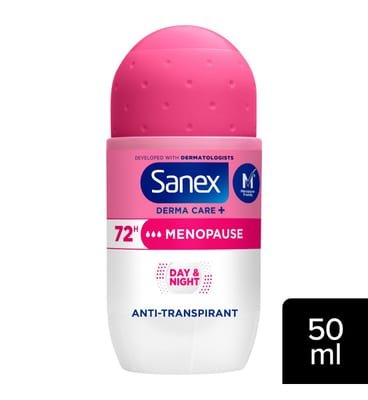 Sanex Sanex Derma Care+ Menopause 72H Antiperspirant Roll-On Deodorant 50ml