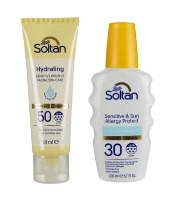 Soltan Soltan Sensitive Face & Body Spray Duo - Spf30