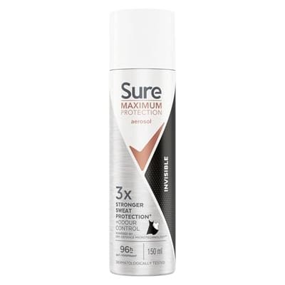 Sure Sure 96Hr Maximum Protection Invisible Deodorant 150 ml