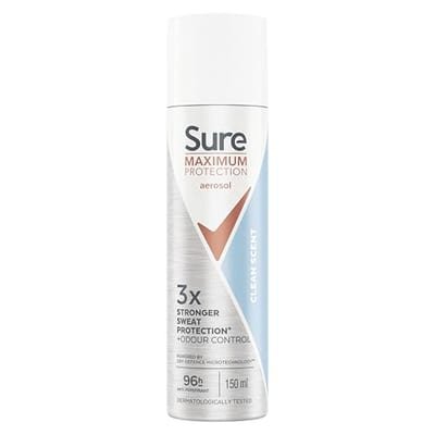 Sure Sure Maximum Protection Clean Scent Anti-Perspirant Deodorant 150ml