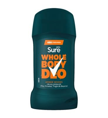 Sure Sure Men Amber Woods 48Hr Whole Body Deodorant Stick 50ml