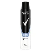 Sure Sure Men Antiperspirant Aerosol Invisible Ice Fresh 200 ml