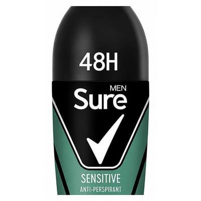 Sure Sure Men Sensitive Antiperspirant Roll On 50ml