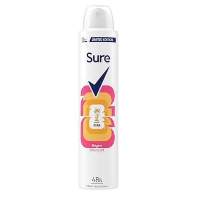 Sure Sure Women Antiperspirant Aerosol Bright Bouquet200 ml