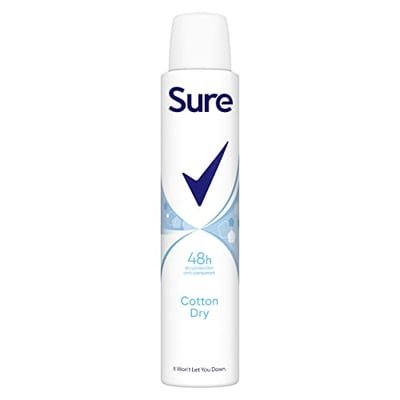 Sure Sure Women Antiperspirant Aerosol Cotton Dry200 ml