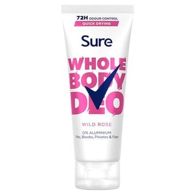 Sure Sure Women Wild Rose 72Hr Whole Body Deodorant Cream 75ml