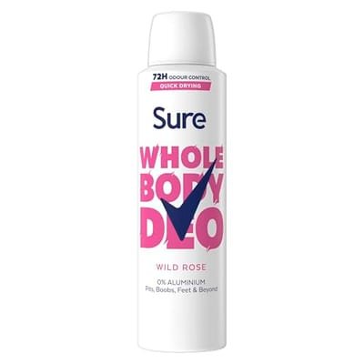 Sure Sure Women Wild Rose 72Hr Whole Body Deodorant Spray 150ml