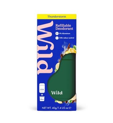 Wild Wild Forest Green Case And Thunderstorm Deodorant Refill 40g