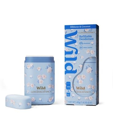 Wild Wild Love Shack Fancy Everblooming Rosette Case And Hibiscus & Coconut Deodorant Refill 40g