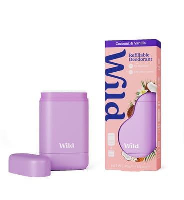 Wild Wild Purple Case And Coconut & Vanilla Deodorant Refill - Starter Pack