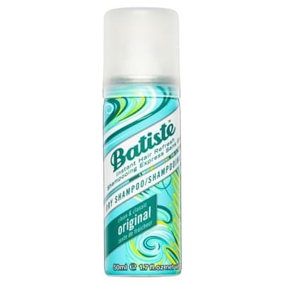Batiste Batiste On The Go Dry Shampoo Original, Classic Fresh Fragrance Hair Shampoo, 50ml