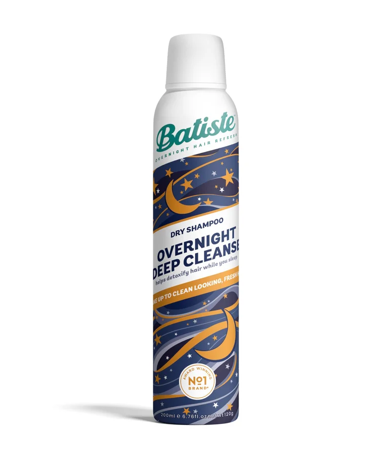 Batiste Batiste Overnight Deep Cleanse 200ml - Leave-In Deep Cleansing Dry Shampoo for Overnight Use - Absorbs Oil for Clean Looking Fresh Hair Overnight