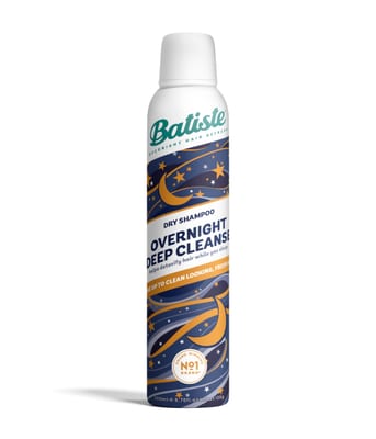 Batiste Batiste Overnight Deep Cleanse 200ml - Leave-In Deep Cleansing Dry Shampoo for Overnight Use - Absorbs Oil for Clean Looking Fresh Hair Overnight