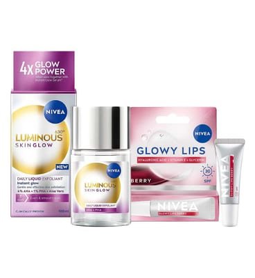 Nivea Nivea Luminous Exfoliator & Lips Berry