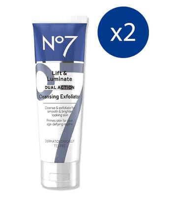NO7 No7 Lift & Luminate Cleansing Exfoliator Duo