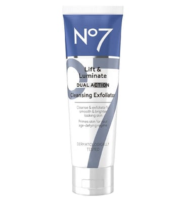 NO7 No7 Lift & Luminate Dual Action Cleansing Exfoliator 100ml