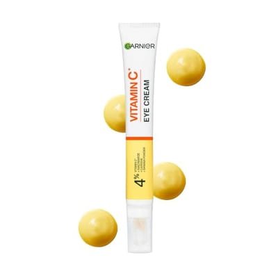 Garnier Garnier Brightening Vitamin C Eye Cream, 4% C, Niacinamide, Banana Powder, Caffeine, 15ml
