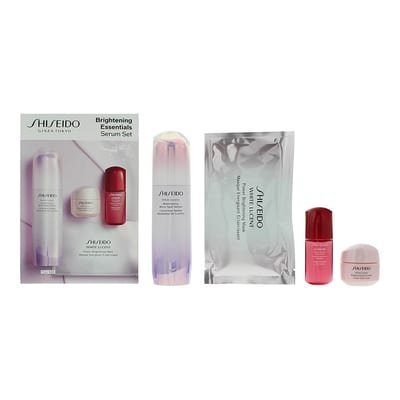 Shiseido Shiseido Brightening Essentials Eye Gift Set 50ml Gel Cream + 15ml Eye Cream + 15ml Power Infusing Concentrate + Power Brightening Mask