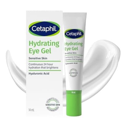Cetaphil Cetaphil Hydrating Eye Gel With Hyaluronic Acid For Sensitive Skin, Reduces Dark Circles 14ml