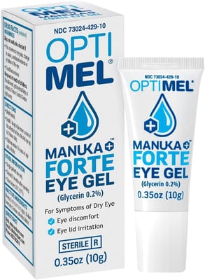 Optimel Optimel Manuka Honey Forte Eye Gel 10g - Dry Eye Treatment & Relief Eyelid Gel - Blepharitis