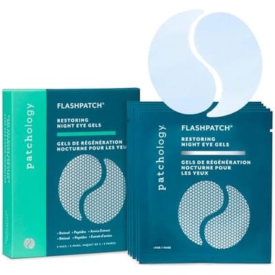 Patchology Patchology Flashpatch Restoring Night Eye Gels 5 Pair Box