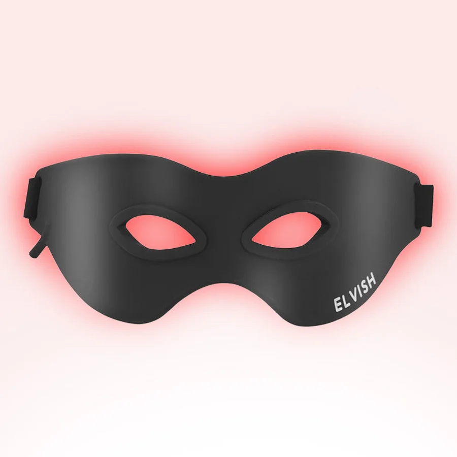 ELVISH Red Light Therapy Black Eye Mask