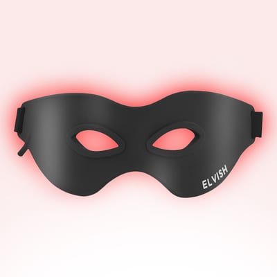ELVISH Red Light Therapy Black Eye Mask