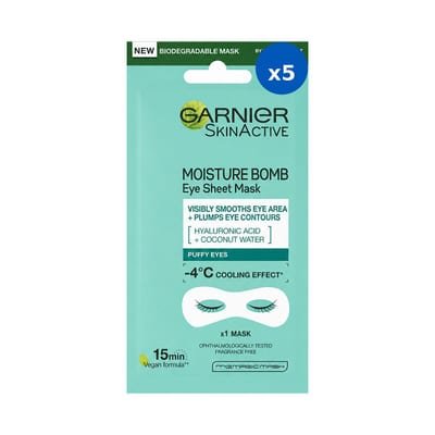 Garnier Garnier Hyaluronic Acid And Coconut Water Tissue Eye Mask Bundle