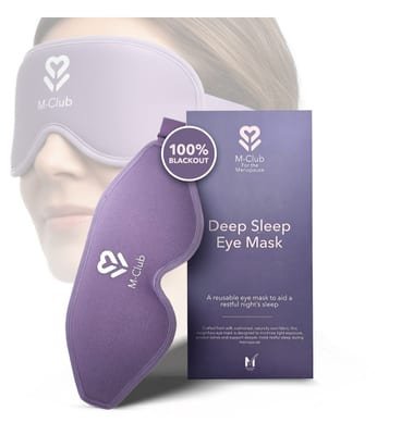 M-Club M-Club Eye Mask For Sleep, 3D Sleep With 100% Light Blocking, Soft Breathable Design Side Sleepers & Travel