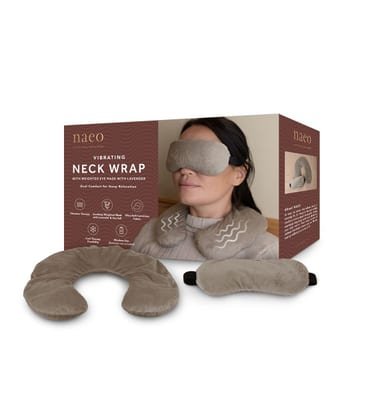 Naeo Naeo Vibrating Neck Wrap With Hot & Cold Eye Mask