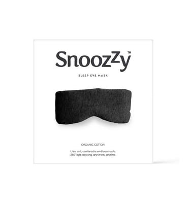 Snoozzy Snoozzy Cotton Eye Mask Dark Grey