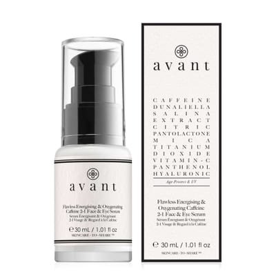 Avant Skincare Flawless Energising & Oxygenating Caffeine 2-1 Face & Eye Serum | Packaging: Original Pack