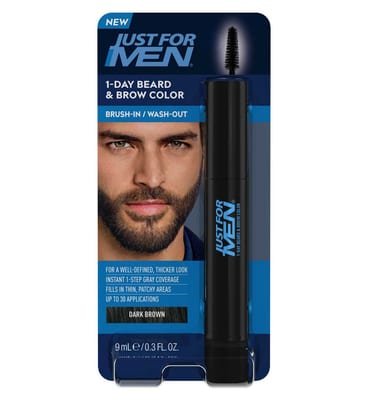 Just For Men Just For Men 1-Day Beard & Brow Colour Dark Brown 9ml