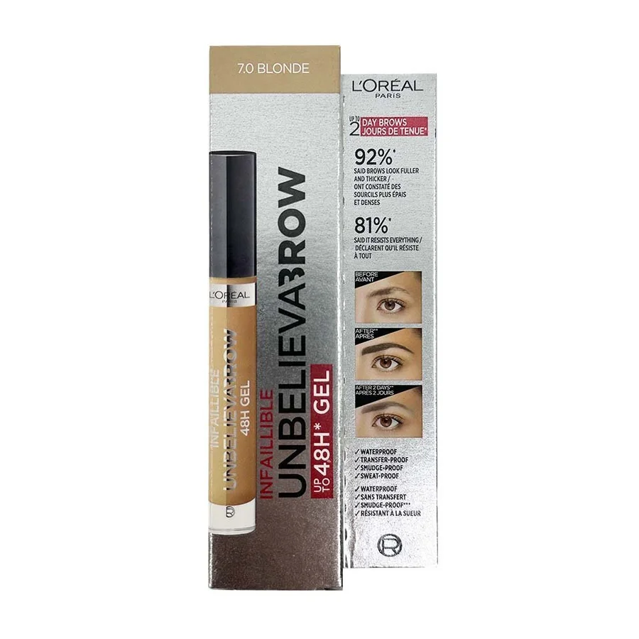 L'Oreal L'Oreal Unbeliva Brow Longwear Brow Gel – 7.0 Blonde