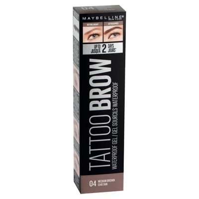 Maybelline Maybelline Tattoo Brow Longlasting Waterproof Eyebrow Gel - 04 Medium Brown