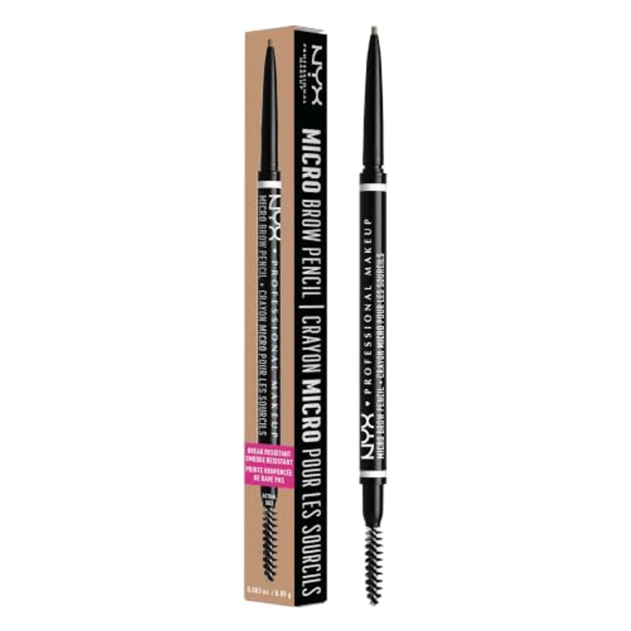 NYX Professional Makeup NYX Professional Makeup Brow Pencil, Micro Dual Ended Shade: Ash Blonde