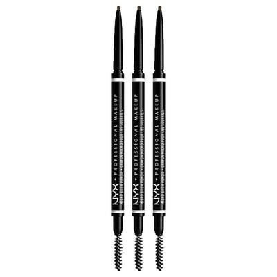 NYX Professional Makeup NYX Professional Makeup Micro Brow Pencil Ash Brown - 3 Pencils