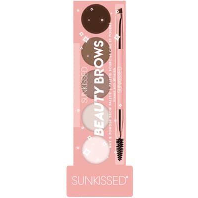 Sunkissed Sunkissed Beauty Brows Palette 0.5g Brow Wax + 4 x 1g Brow Powder