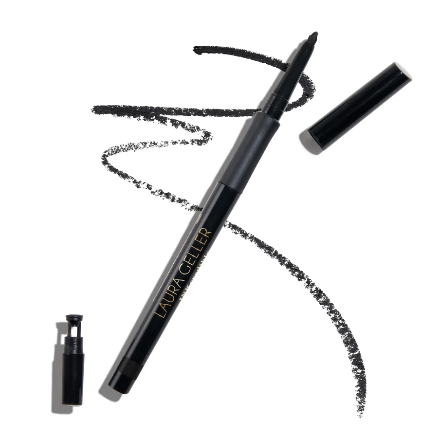 LAURA GELLER NEW YORK LAURA GELLER NEW YORK INKcredible Gel Eyeliner (Blackbird) Waterproof & Smudge-Proof Pencil With Built in Sharpener For Expert Precision - black / black